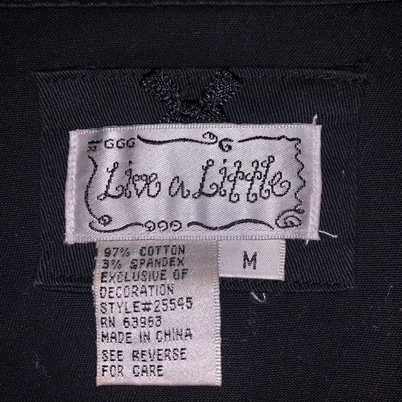 M Black Collared Jean Jacket - Picture 3 of 8